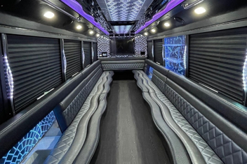Albany Party Bus Interior