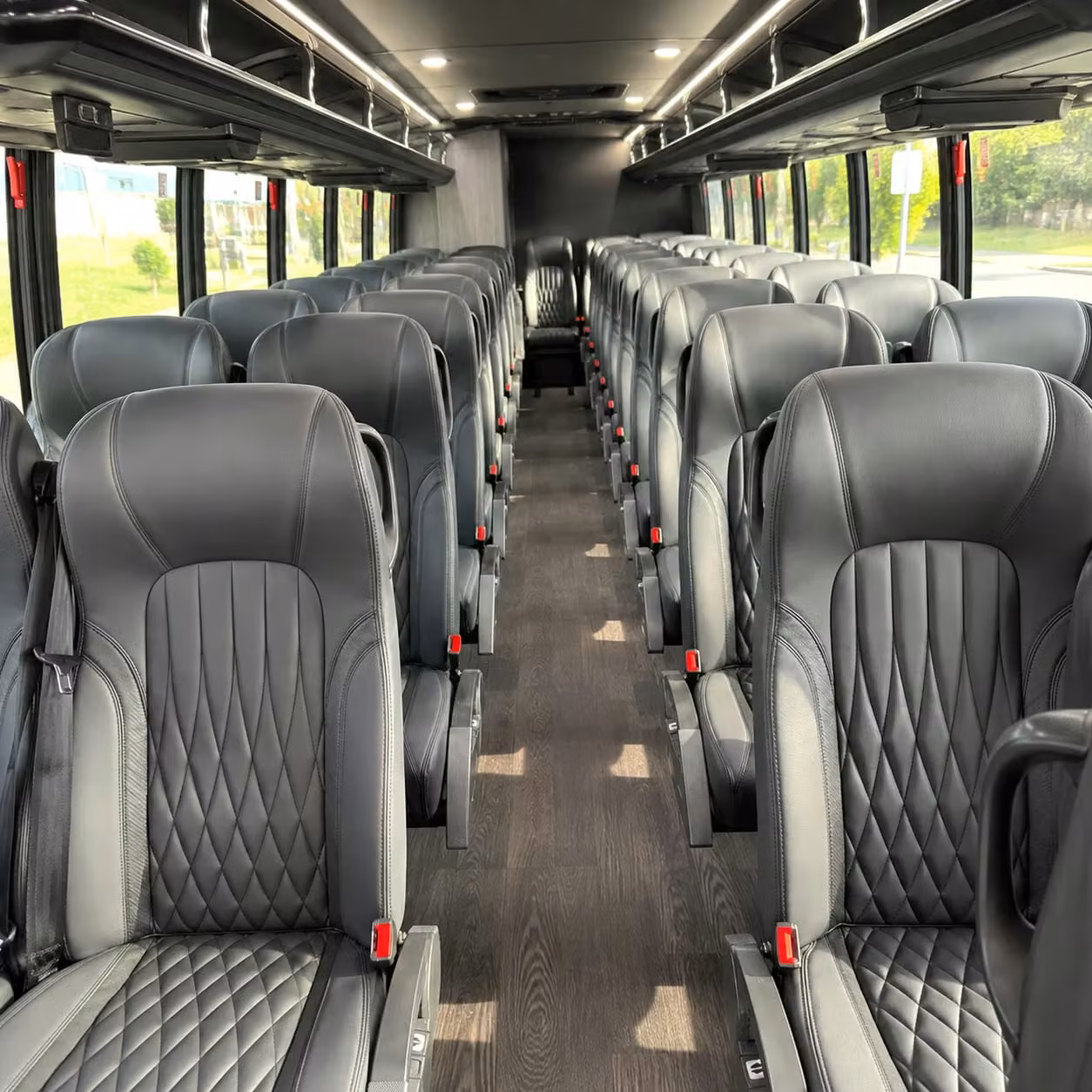 30 passenger minibus interior