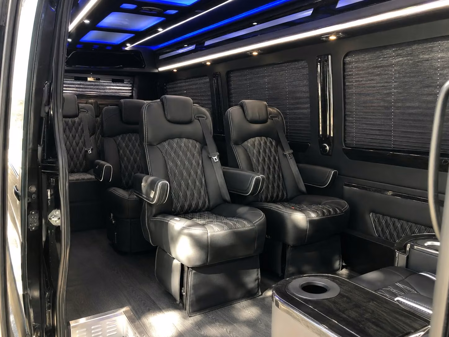sprinter van with driver interior